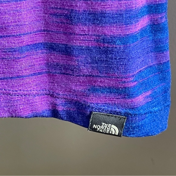 THE NORTH FACE Blue & Purple V-Neck Casual Mini Dress, Medium - Picture 3 of 9